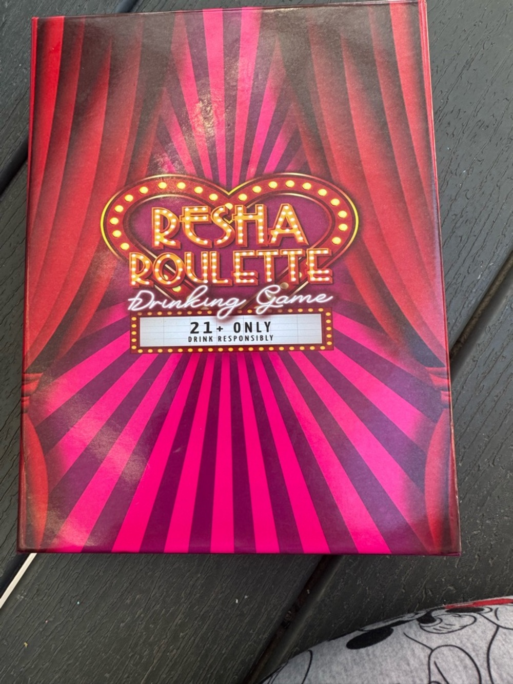 Roulette Party Drinking Game - Pink and Red Box